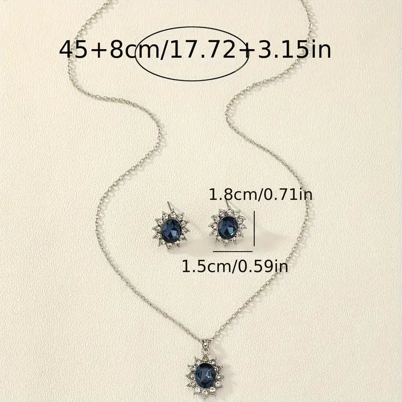 Katya Azuryn Smyckeset | Vitt Guld