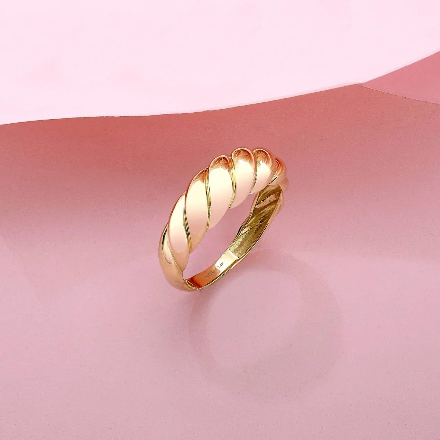 Croissant Ring | Guld