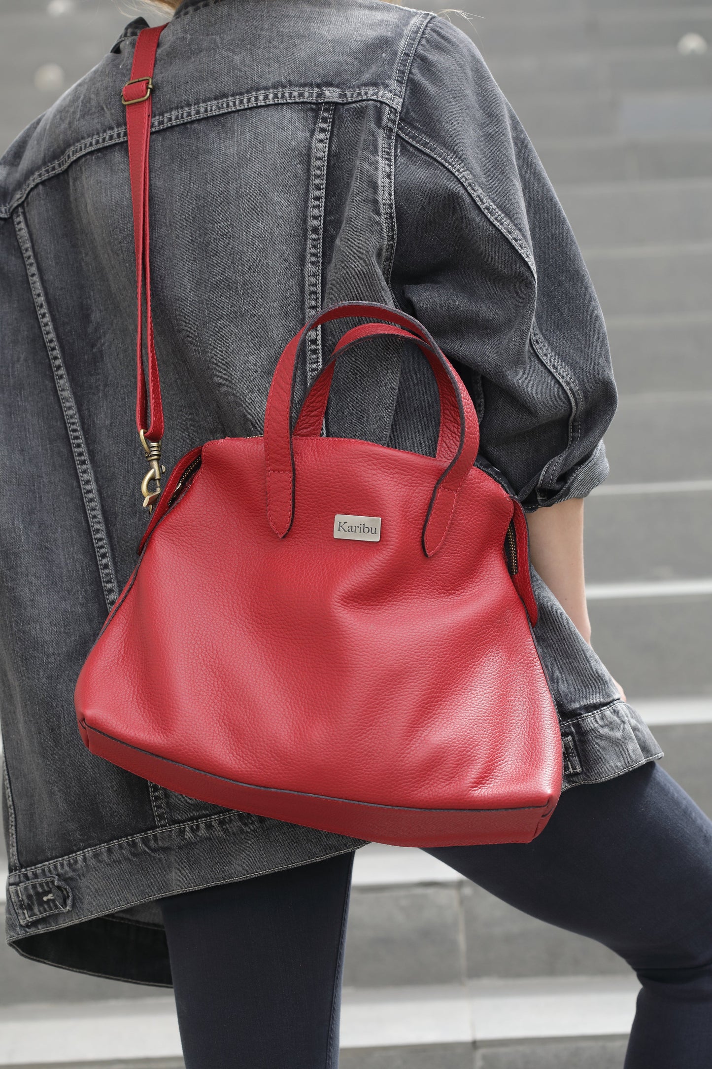 Röd Catalina Väska