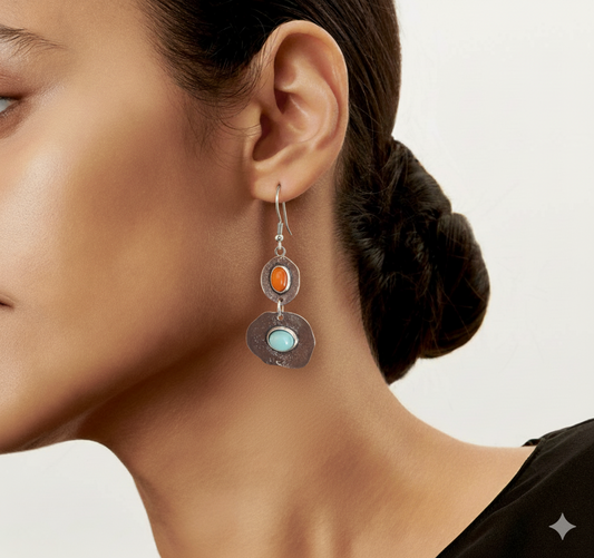 Örhängen Natur i vintage silver