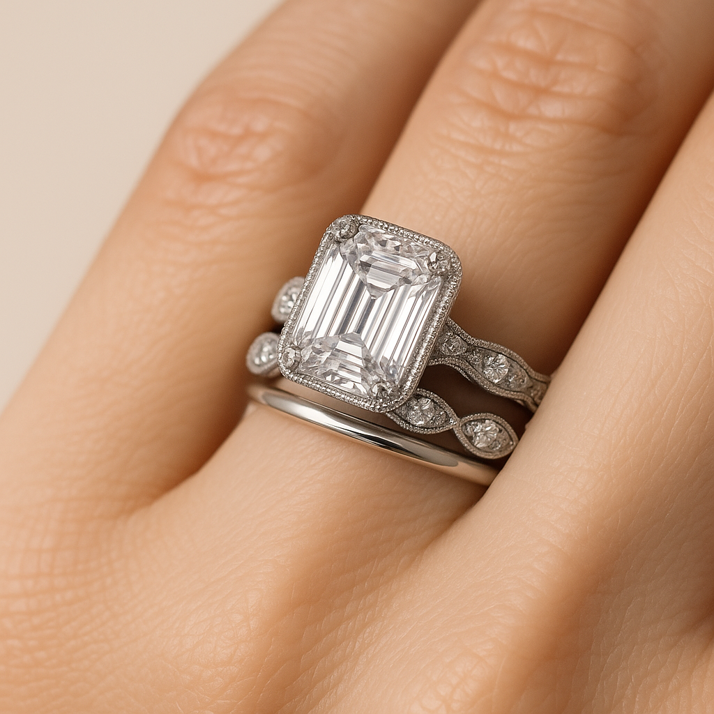 Vintage Silver Bright Layer Ring