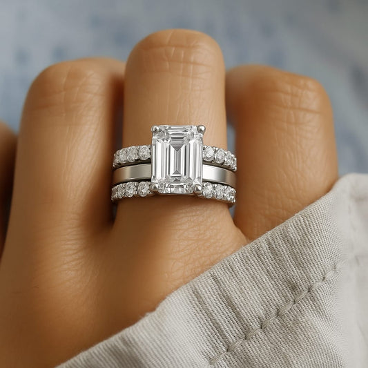 Vintage Silver Bright Layer Ring