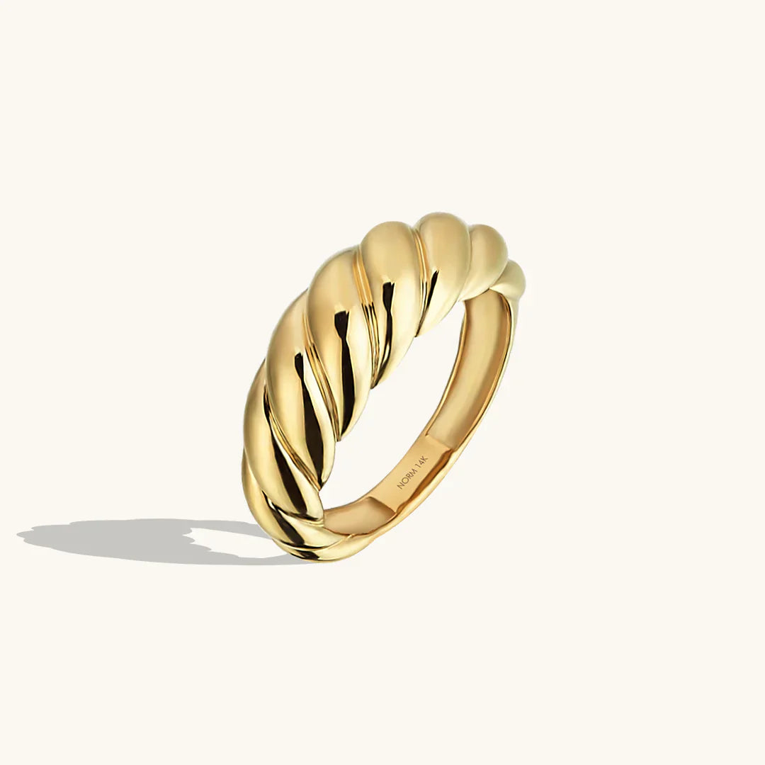 Croissant Ring | Guld