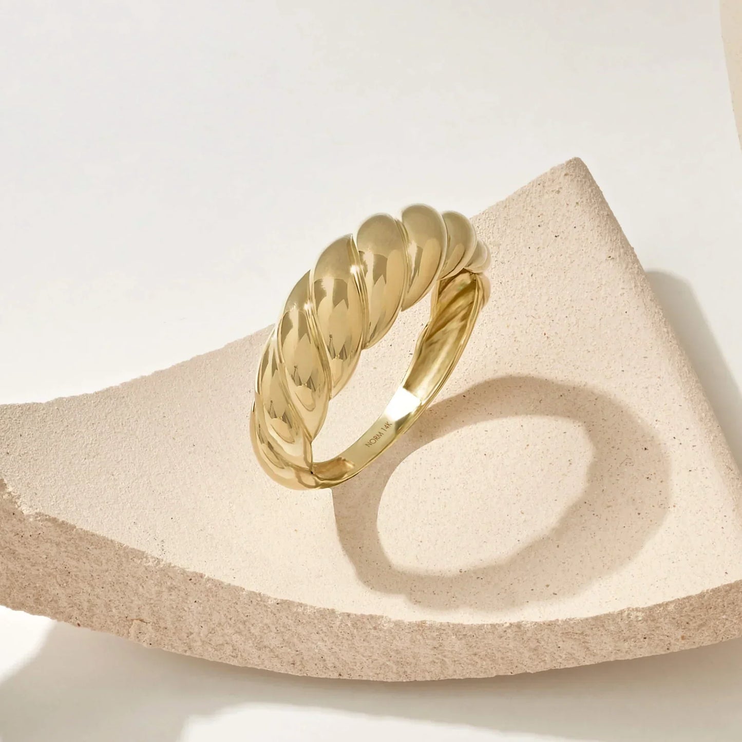 Croissant Ring | Guld