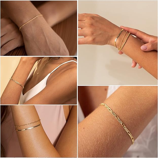 Isabella Vernetta armband set | Guld