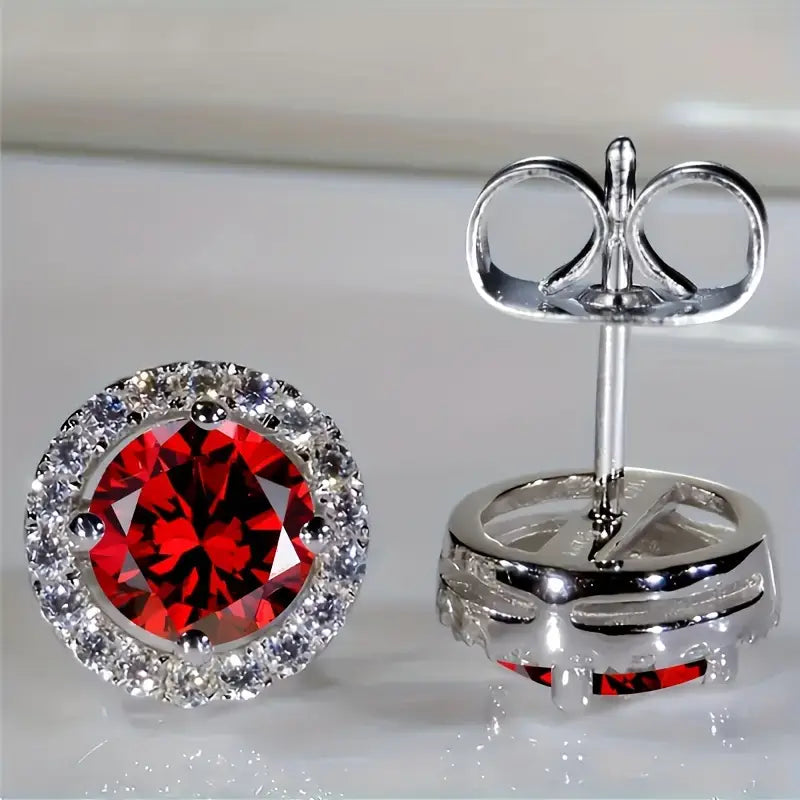 Lúcia Rosavelle Örhängen | Vitt Guld