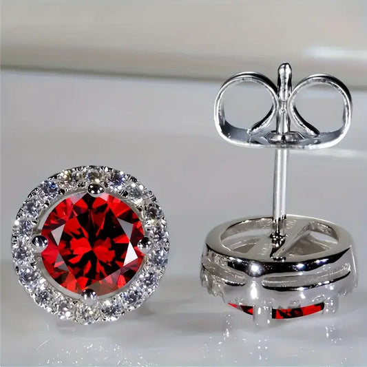 Lúcia Rosavelle Örhängen | Vitt Guld