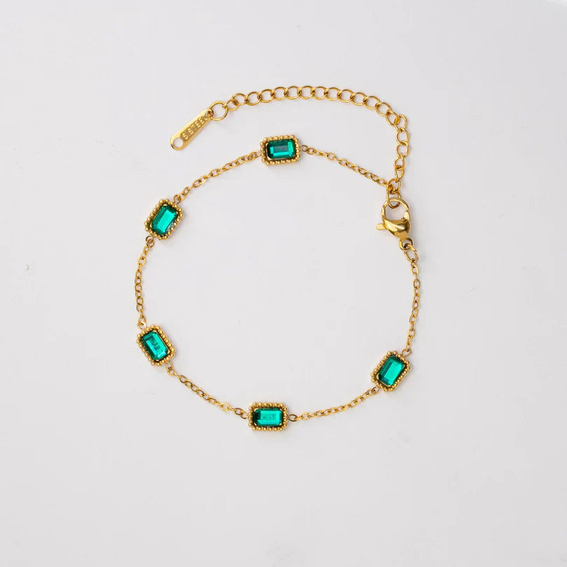 Emerald Trinity Armband