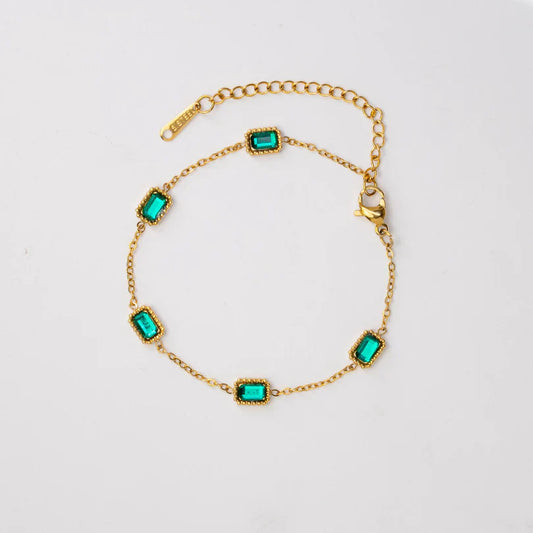 Emerald Trinity Armband