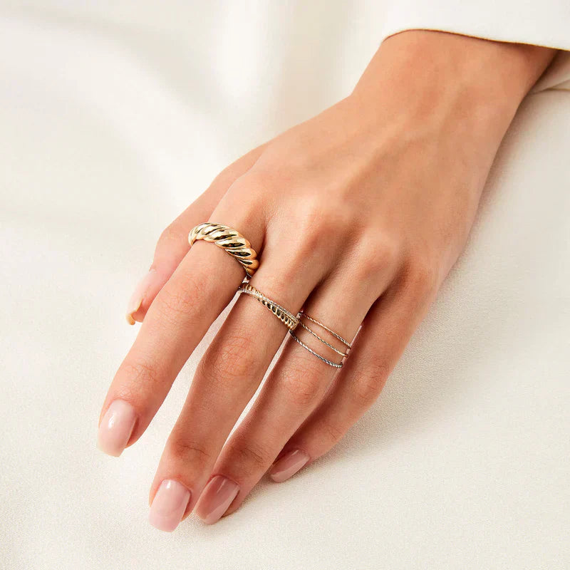 Croissant Ring | Guld