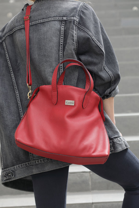 Röd Catalina Väska