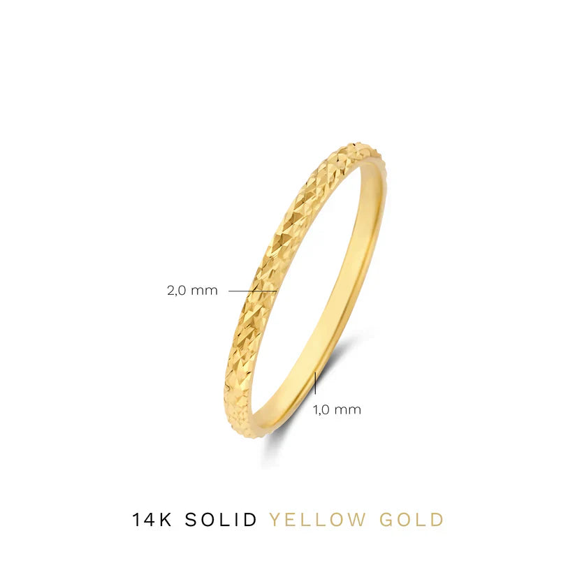 Ameline Spaljé Ring | Guld