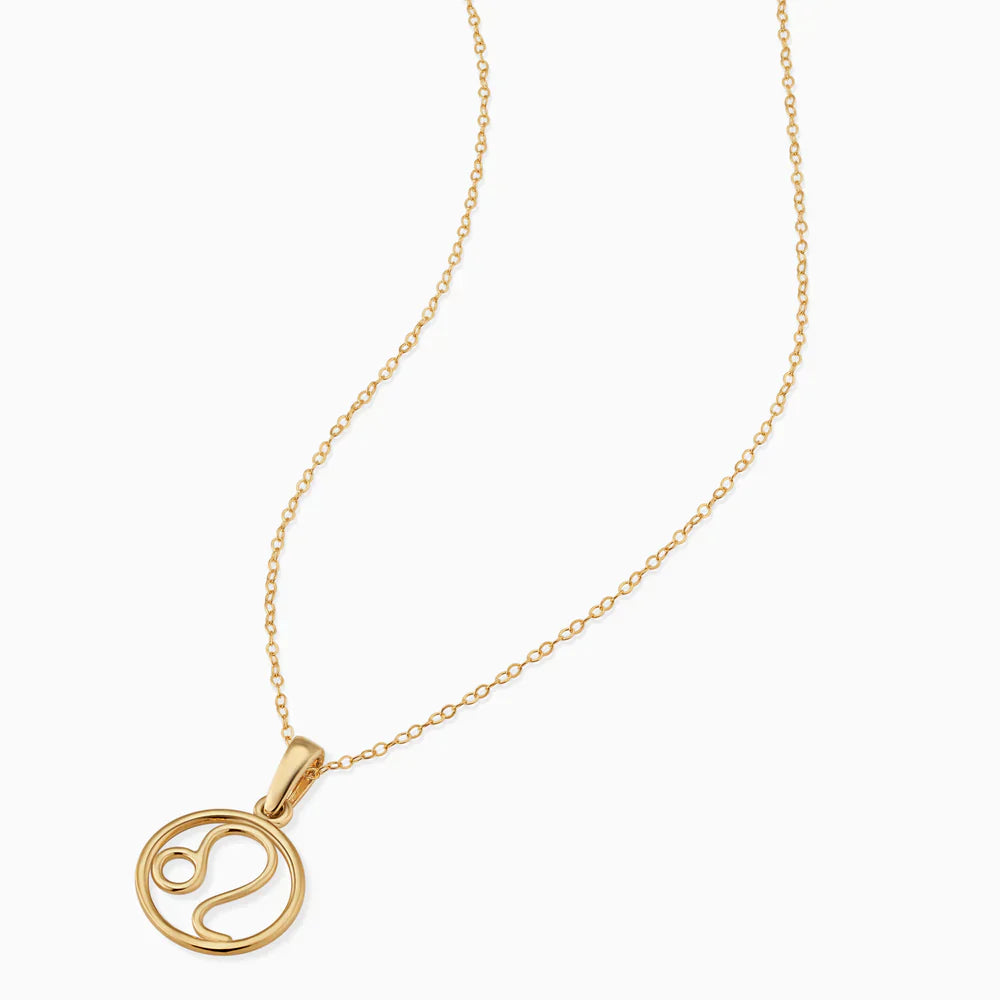Zodiak tecken halsband | Guld