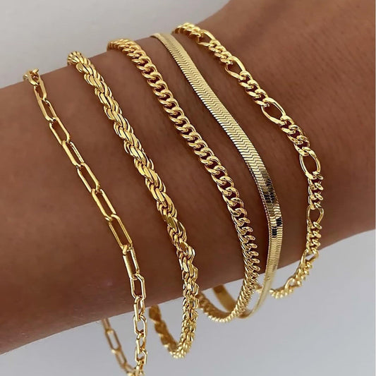 Ellis Renner Armband Set | Guld