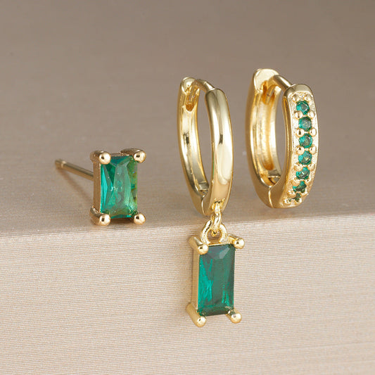 Kubisk zirkonia Smaragdgrön | Smaragd