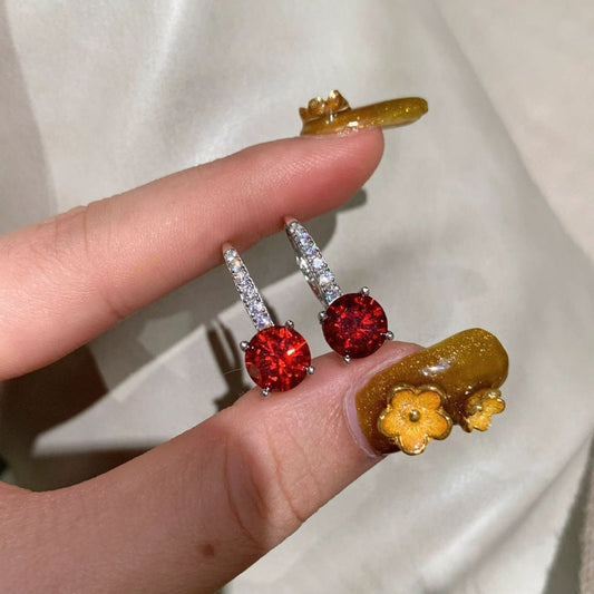 Celira Orvane Örhängen | Vitt Guld