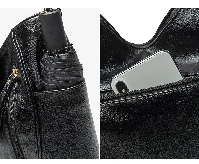 Lina - Lyxig Läderväska