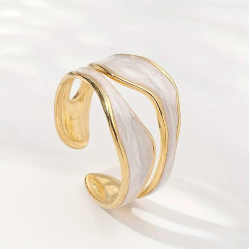 Vintage vitguldring