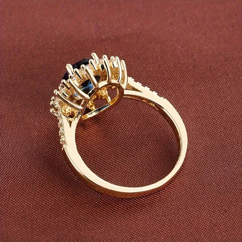 Vionne Saphirae Ring | Vitt Guld