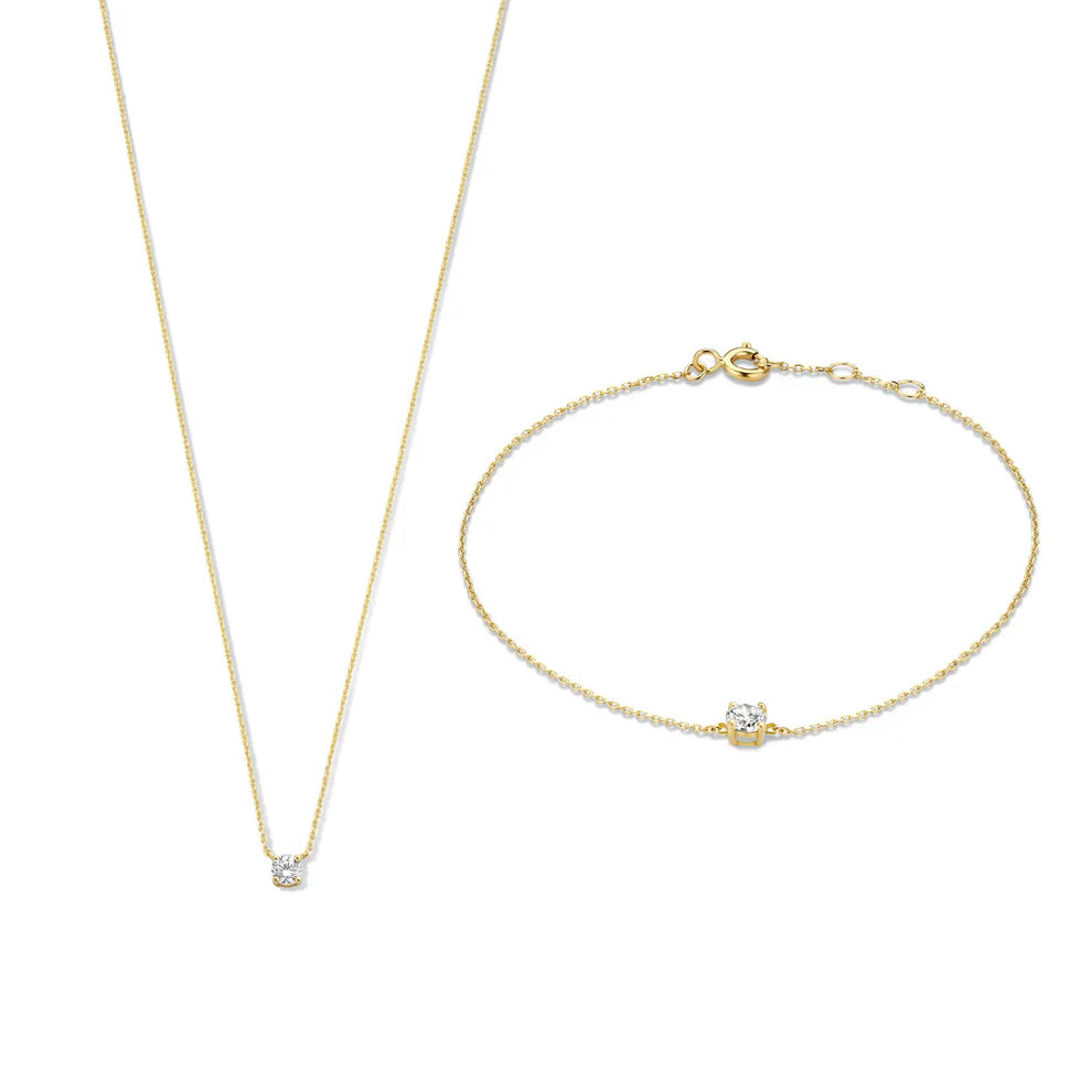 Cléa Moissanite Stenset | Guld