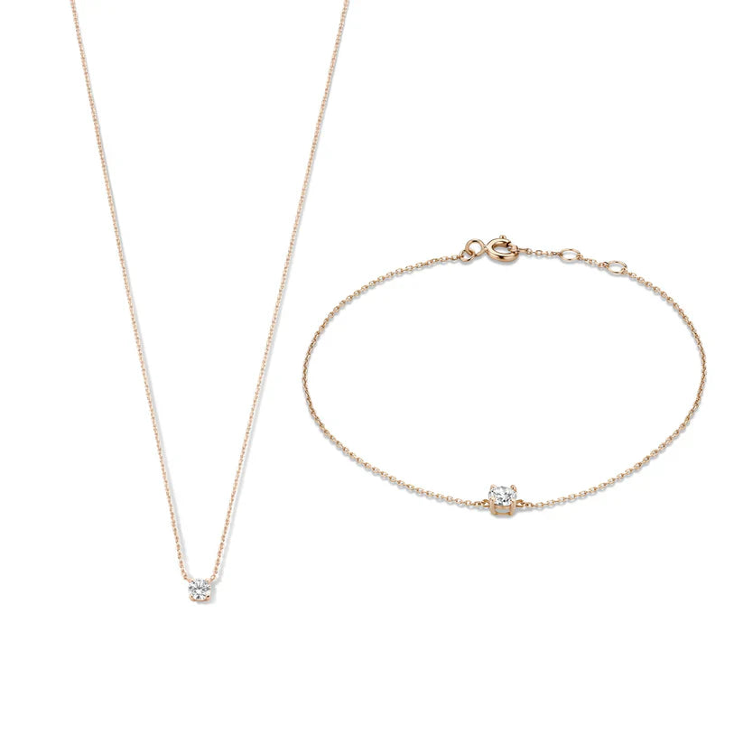 Cléa Moissanite Stenset | Guld