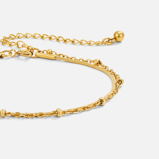Guld lager armband