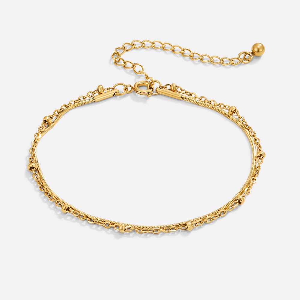 Guld lager armband