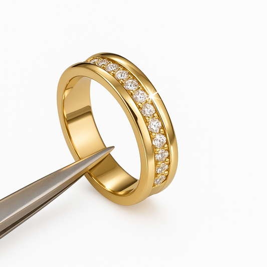 Vintage Zirkoniaring i Guld