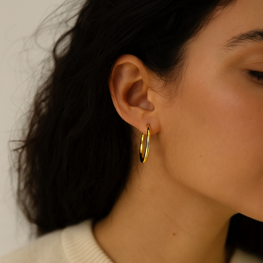 Vintage Gyllene Örhängen