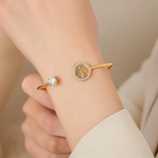 Justerbart Armband med Livets Träd Design